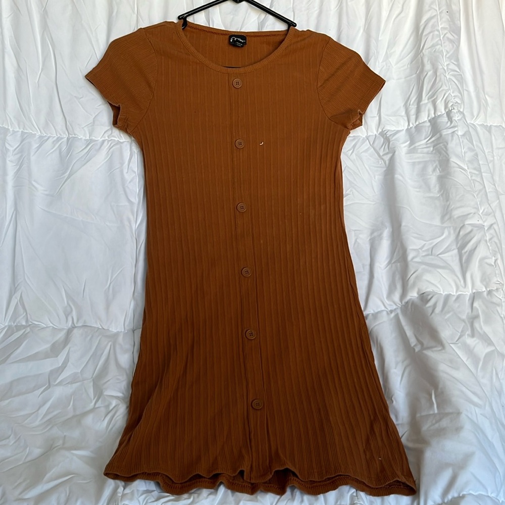 Art Class Girls Brown Dress